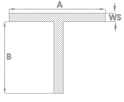 Skizze T-Profile